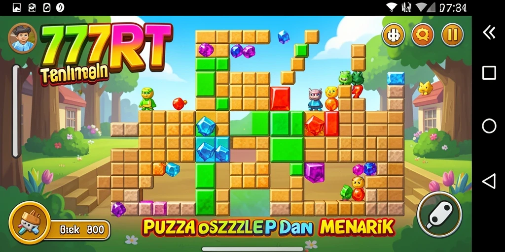 Tampilan menarik dari gameplay <strong>777RT</strong> yang penuh tantangan Puzzle.