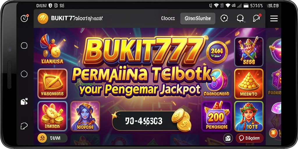 Tampilan gameplay Slot BUKIT777 yang penuh warna dan menarik.