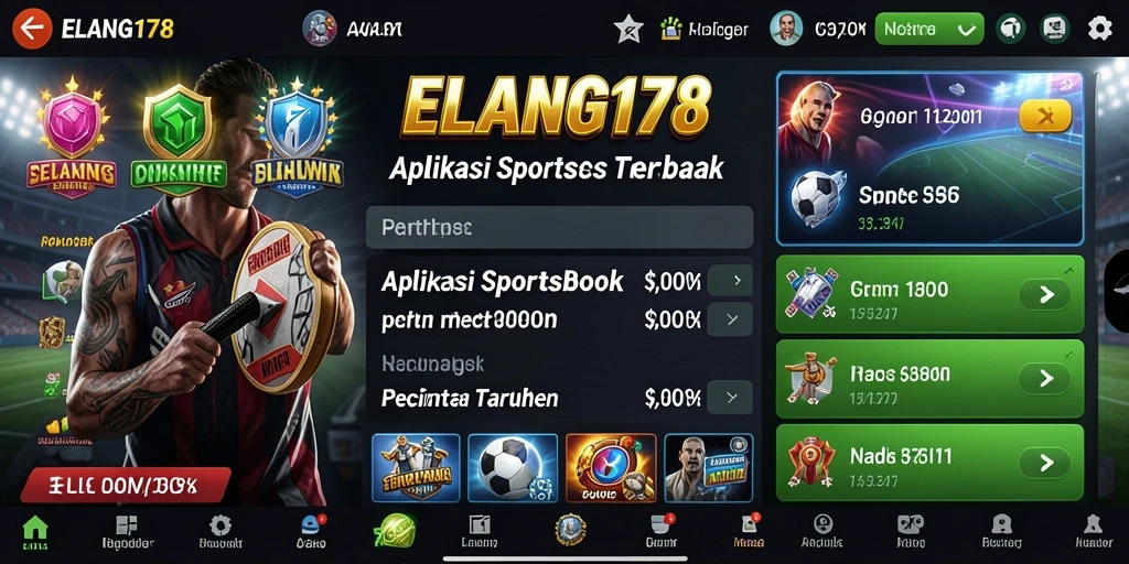 Tampilan gameplay ELANG178 yang dinamis dan menarik dalam taruhan olahraga.