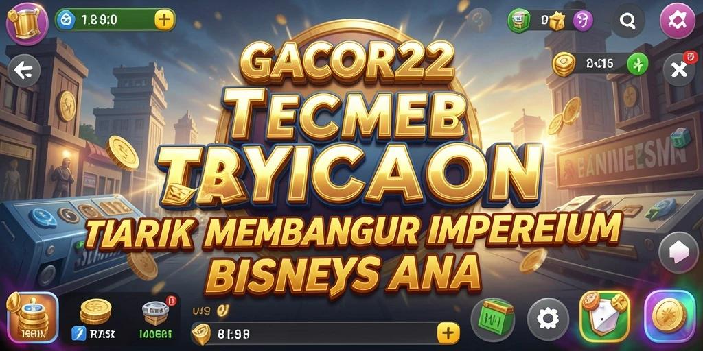 Screenshot GACOR22 menampilkan gameplay manajemen bisnis yang dinamis.