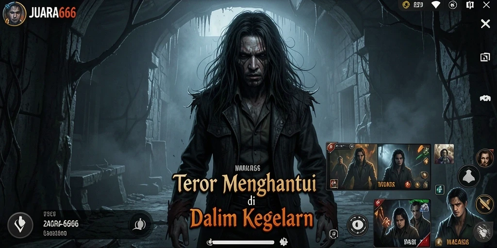 Screenshot JUARA666 menampilkan gameplay Horror yang mendebarkan dan menegangkan.
