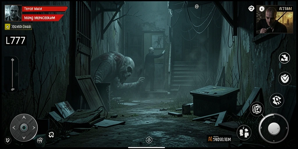 Tampilan menyeramkan dari gameplay L777 yang penuh ketegangan.