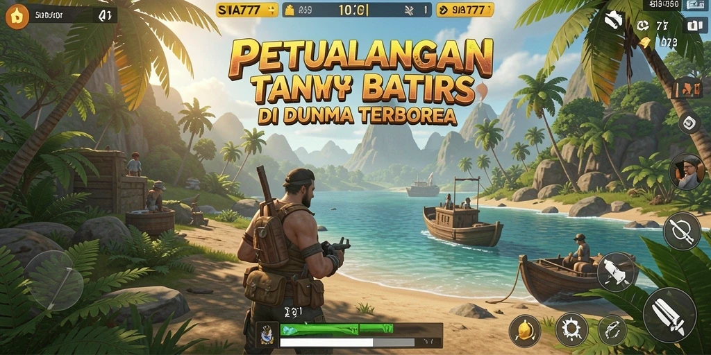 Screenshot gameplay SIA777 yang menampilkan eksplorasi dunia terbuka.