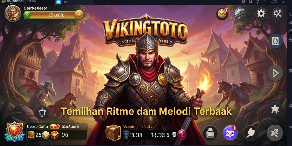 Screenshot gameplay VIKINGTOTO menunjukkan antarmuka yang menarik dan interaktif.