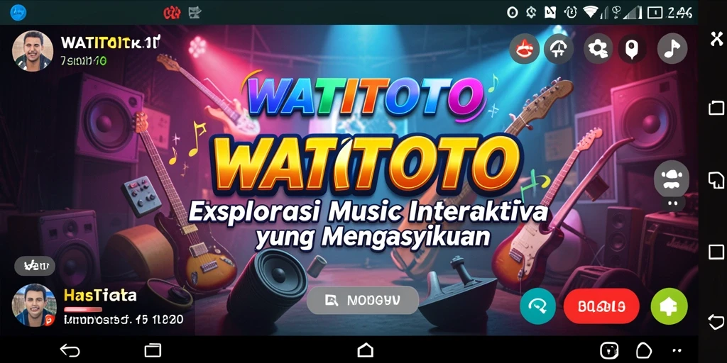 Tampilan gameplay WATITOTO yang penuh warna dan interaktif.